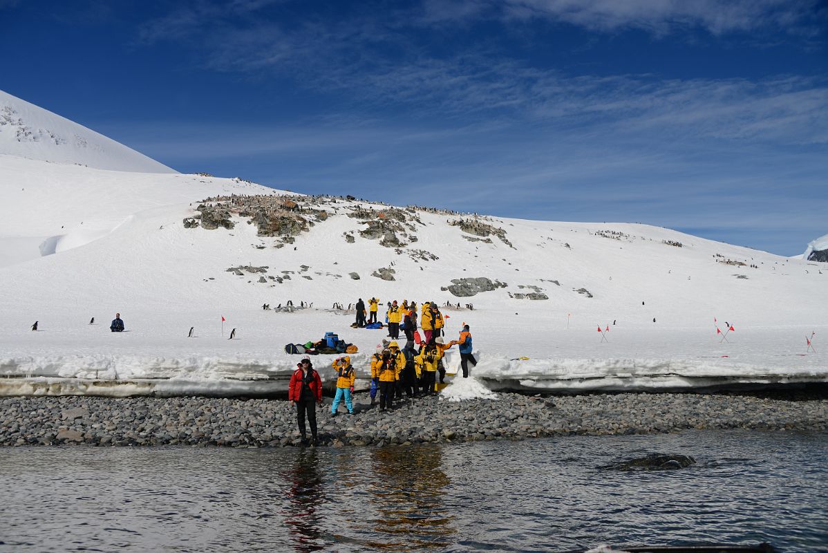 20B Coming In To Land On The Rocky Beach On Cuverville Island On The Quark Expeditions Antarctica Cruise